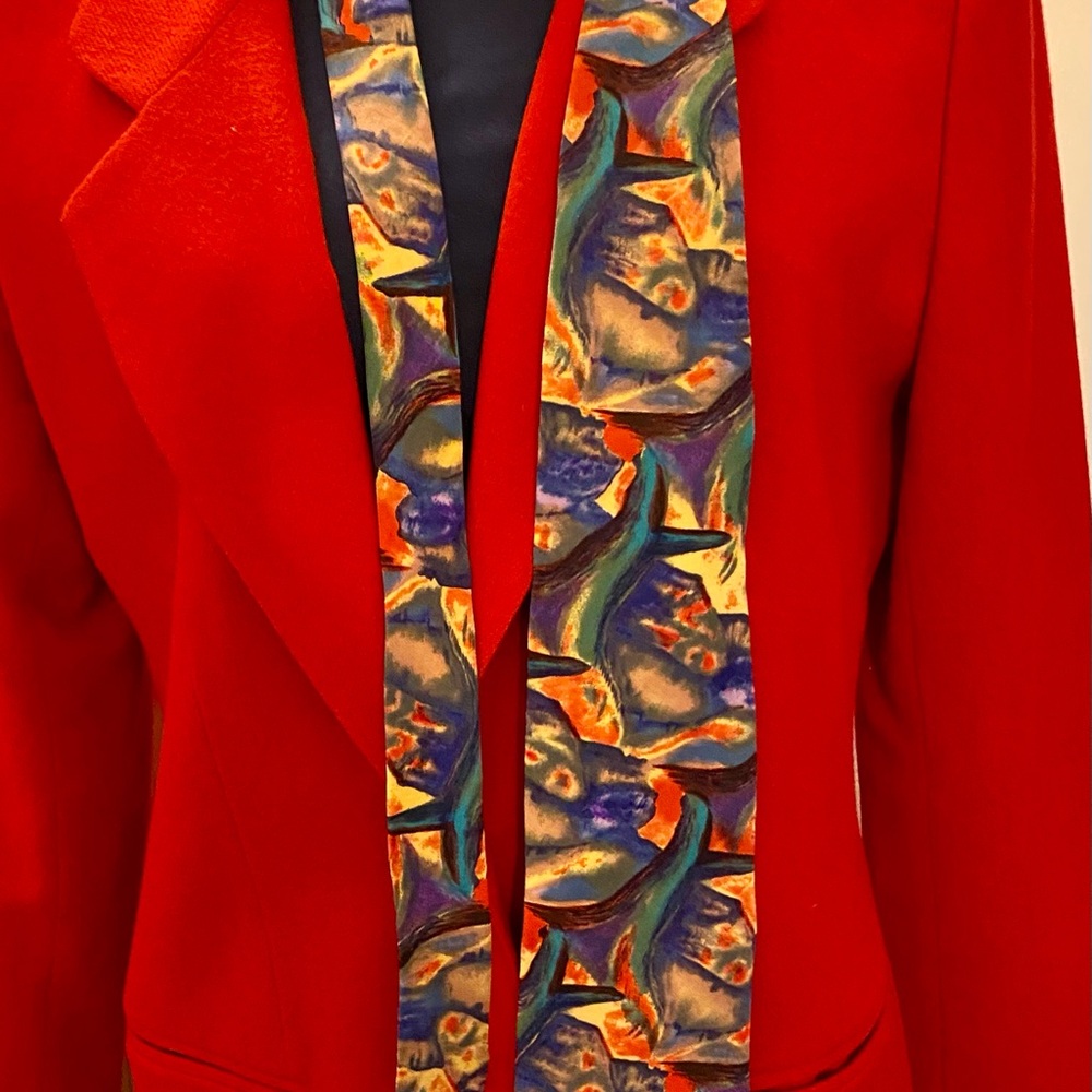 J. Garcia Artistic Colourful Silk Tie